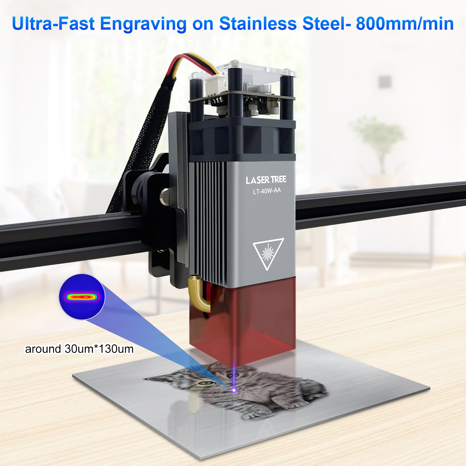 LASER TREE 5W Air Assist Metal – Industrial Laser Engraver recenzja i cena