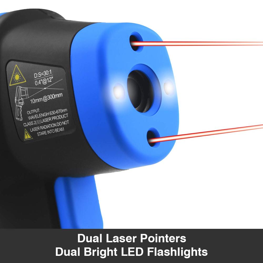 -50℃ to 1500℃ Laser Thermomete – Industrial Laser Thermometer Gun recenzja i cena