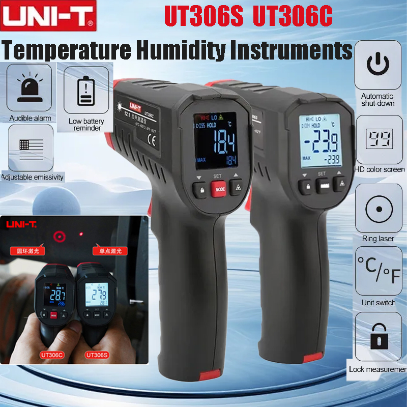 UNI-T UT306S UT306C Digital Th – Industrial Laser Temperature Gun recenzja i cena