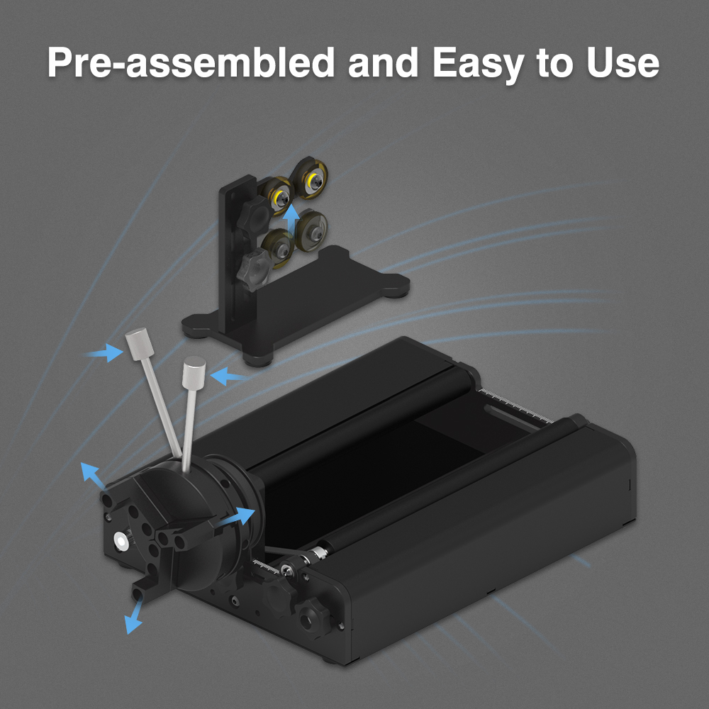 Twotrees TR2 PRO Rotary Roller – Rotary Axis Laser Engraver recenzja i cena