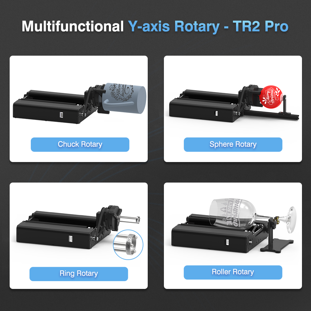 Twotrees TR2 PRO Rotary Roller – Rotary Axis Laser Engraver recenzja i cena