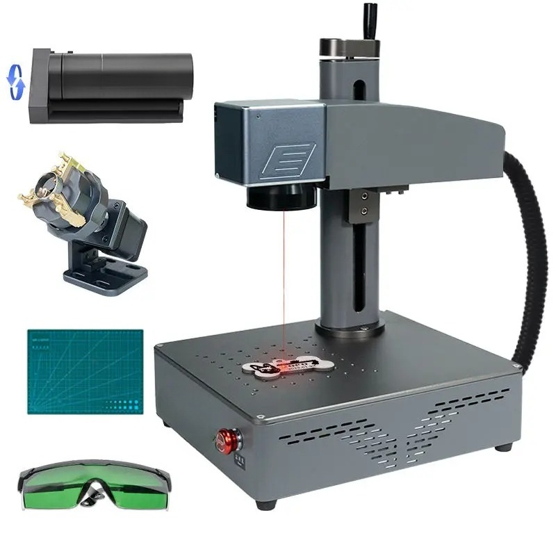 S4 20w portable fiber laser en – Industrial Laser Engraver recenzja i cena
