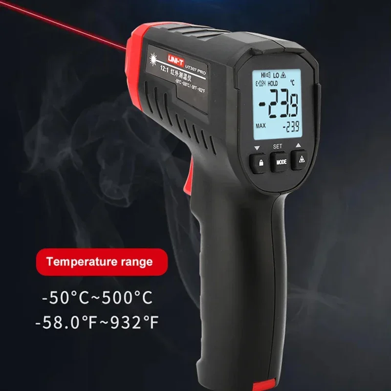 UNI-T Digital Thermometer UT30 – Industrial Laser Thermometer Gun recenzja i cena