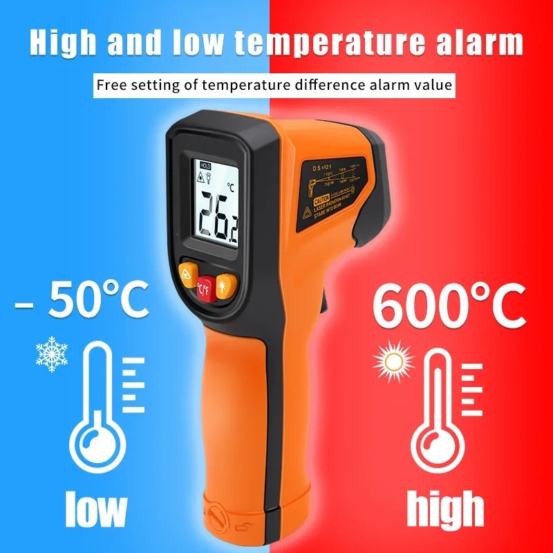 T400 T600 Digital Infrared The – Industrial Laser Temperature Gun recenzja i cena
