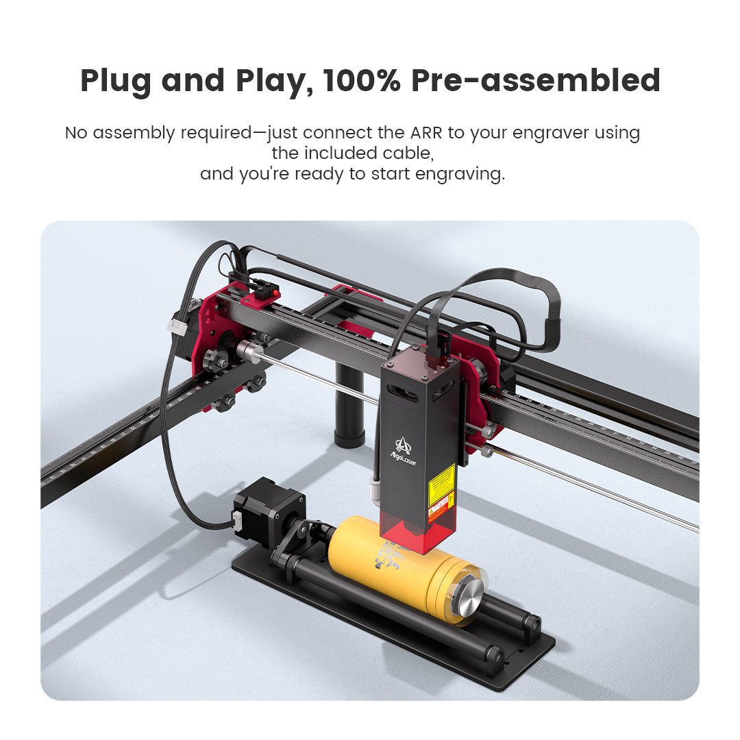 AlgoLaser Rotary Roller 360° R – Rotary Axis Laser Engraver recenzja i cena