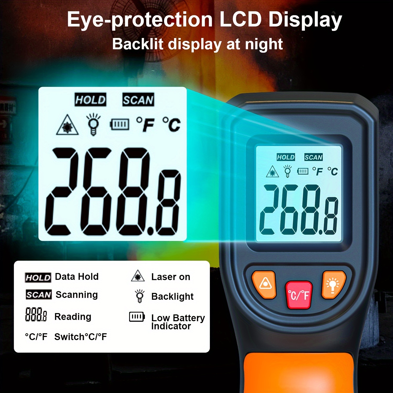 NJTY T600T600A Laser Temperatu – Industrial Laser Temperature Gun recenzja i cena