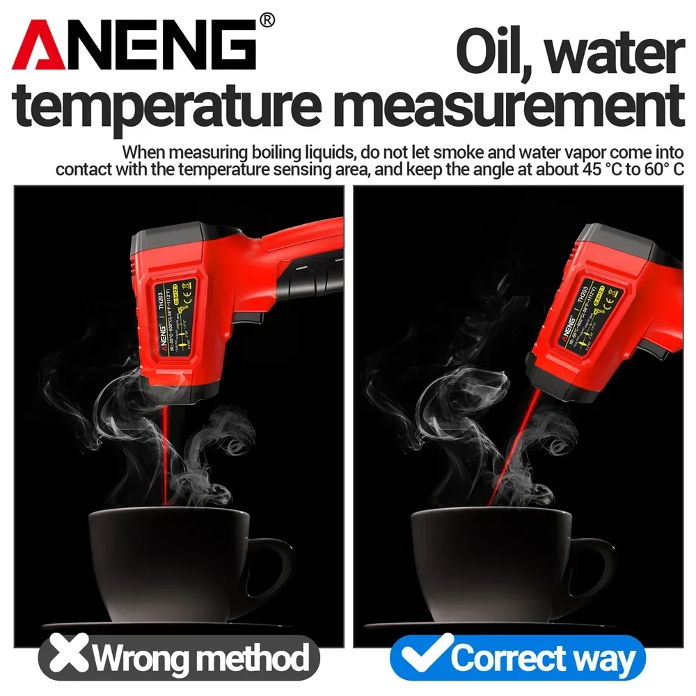 Infrared thermometer -50℃~600℃ – Industrial Laser Temperature Gun recenzja i cena
