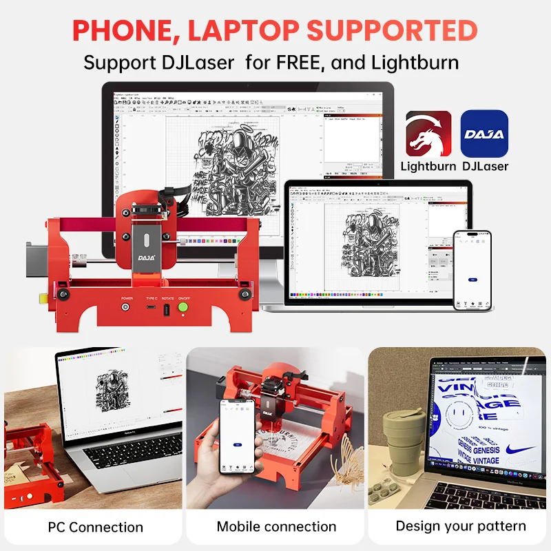 DAJA A7 Laser Engraver 5W Mini – Industrial Laser Blasting recenzja i cena