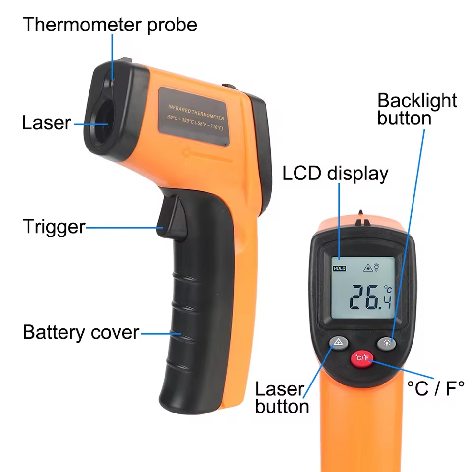 New T600 T600A Digital Infrare – Industrial Laser Temperature Gun recenzja i cena