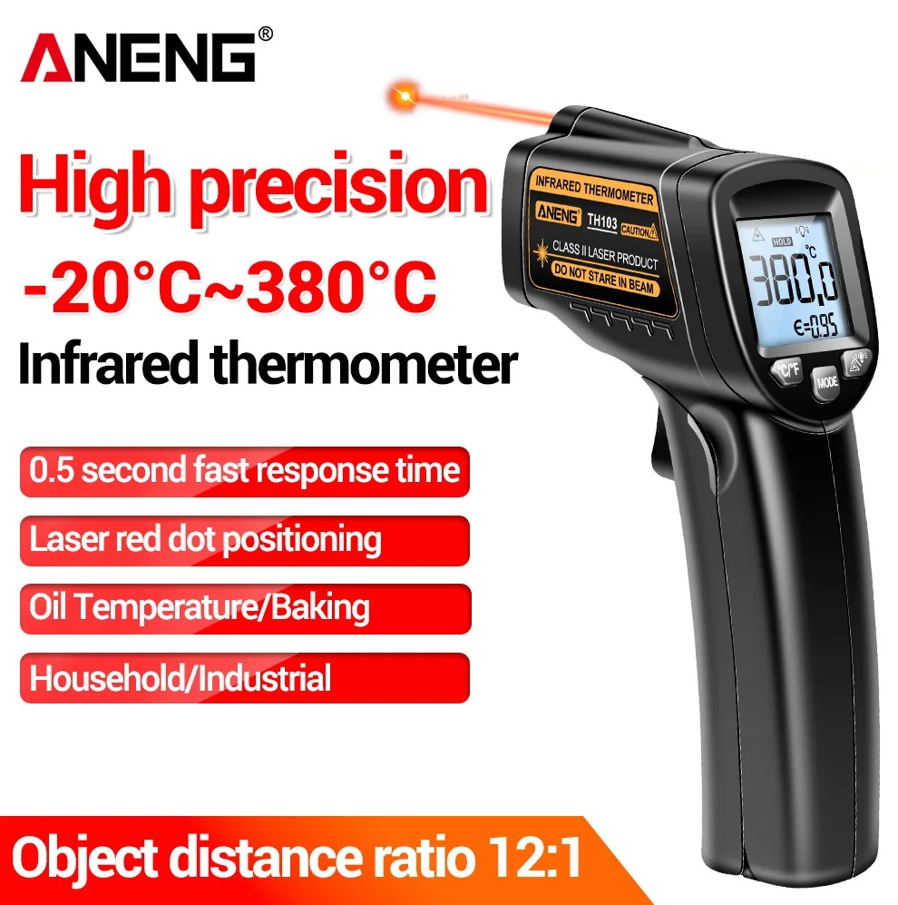 ANENG TH103 Infrared Laser The – Industrial Laser Temperature Gun recenzja i cena