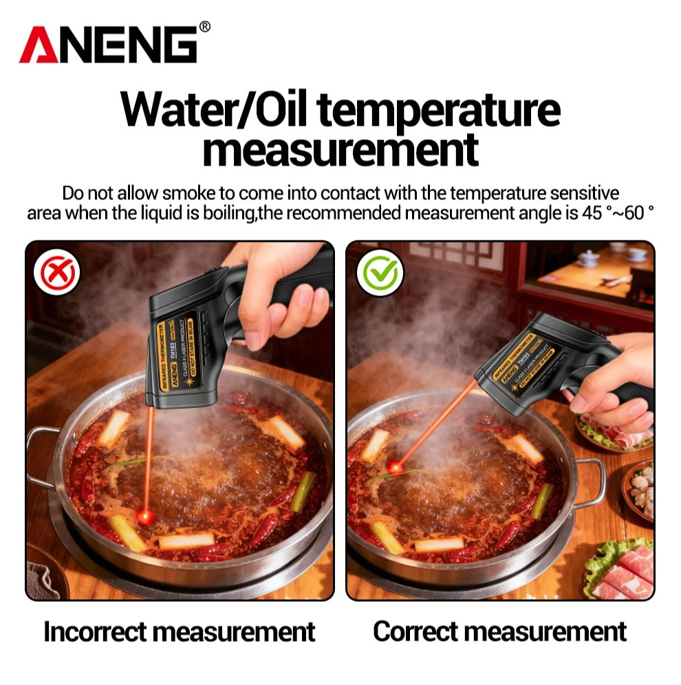 ANENG TH103 Infrared Laser The – Industrial Laser Temperature Gun recenzja i cena