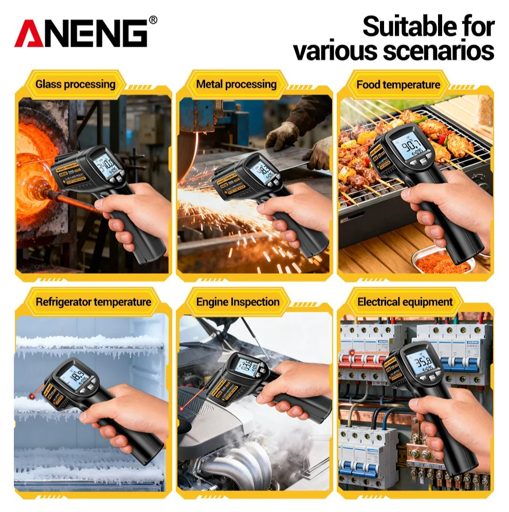 ANENG TH103 Infrared Laser The – Industrial Laser Temperature Gun recenzja i cena