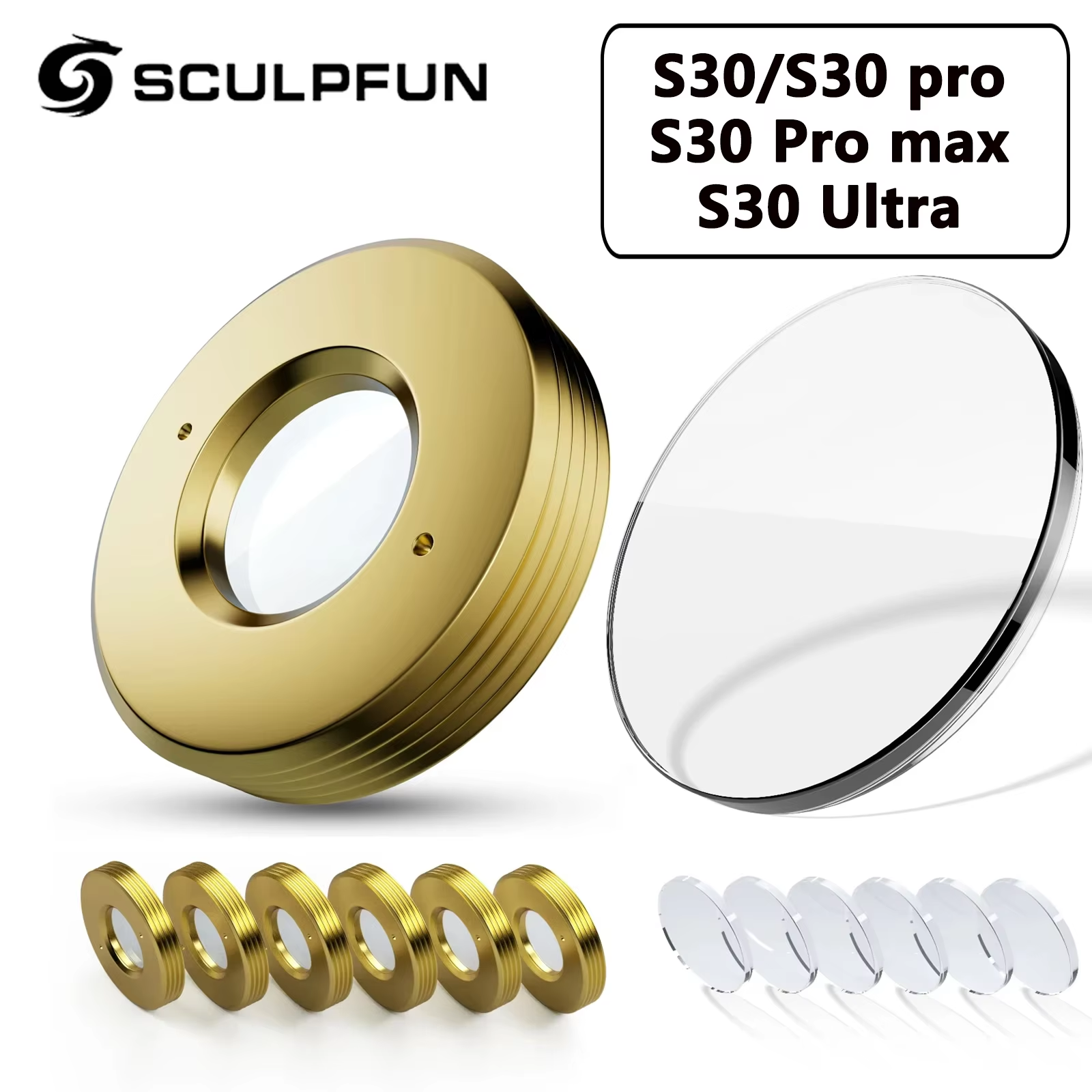 SCULPFUN 6pcs Laser Lens for S – Industrial Laser Engraver recenzja i cena