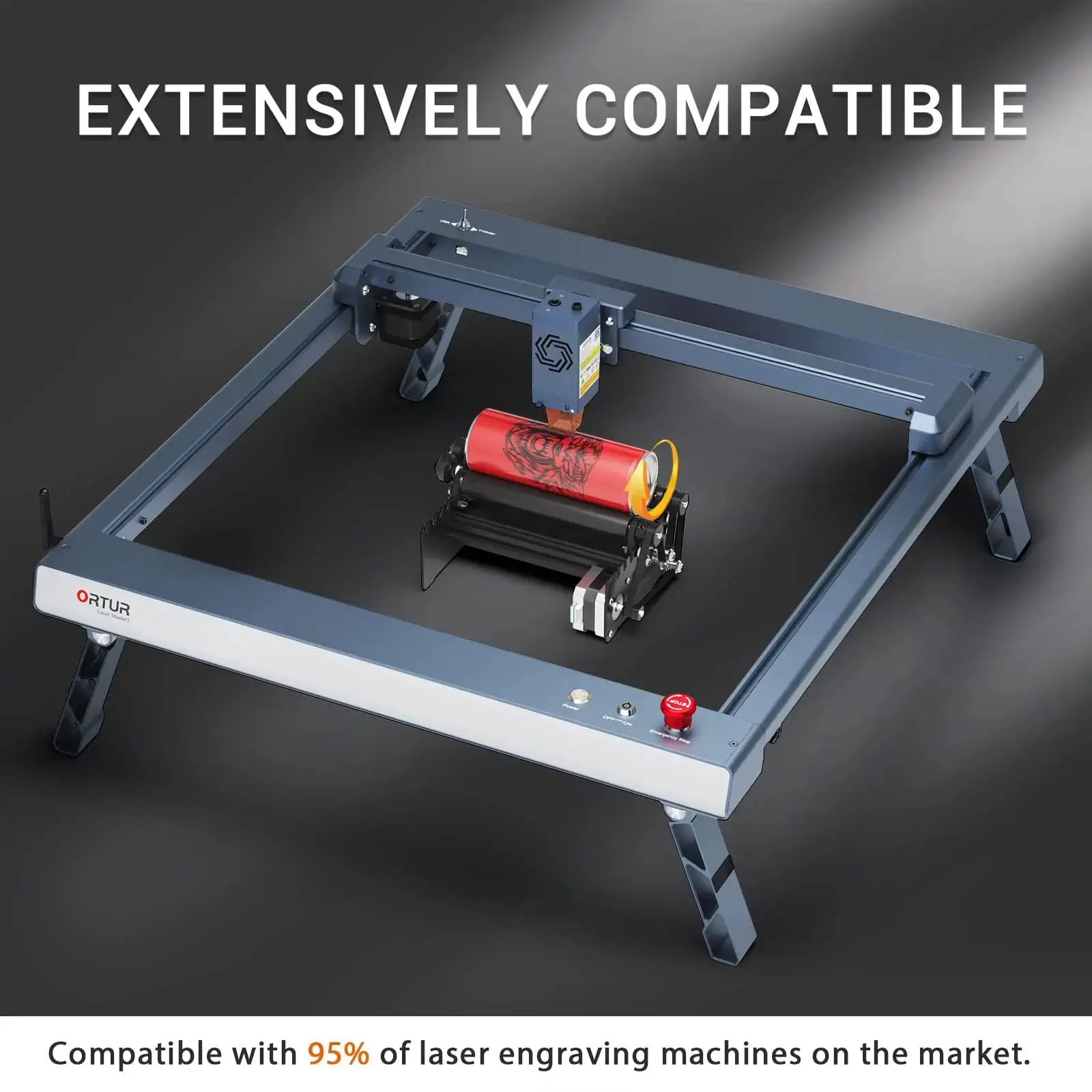 ORTUR Laser Rotary Roller Tool – Rotary Axis Laser Engraver recenzja i cena