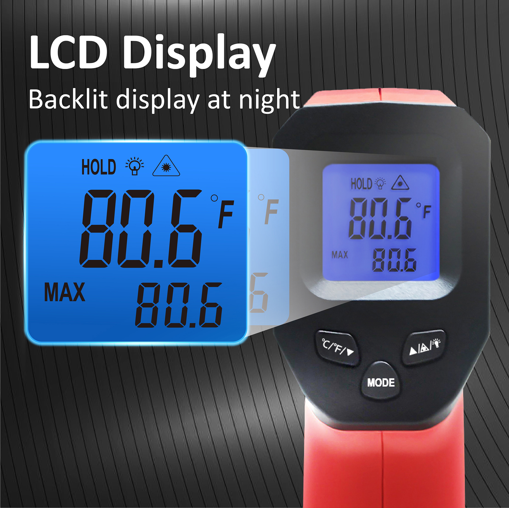 LCD Industrial Electronic Ther – Industrial Laser Temperature Gun recenzja i cena