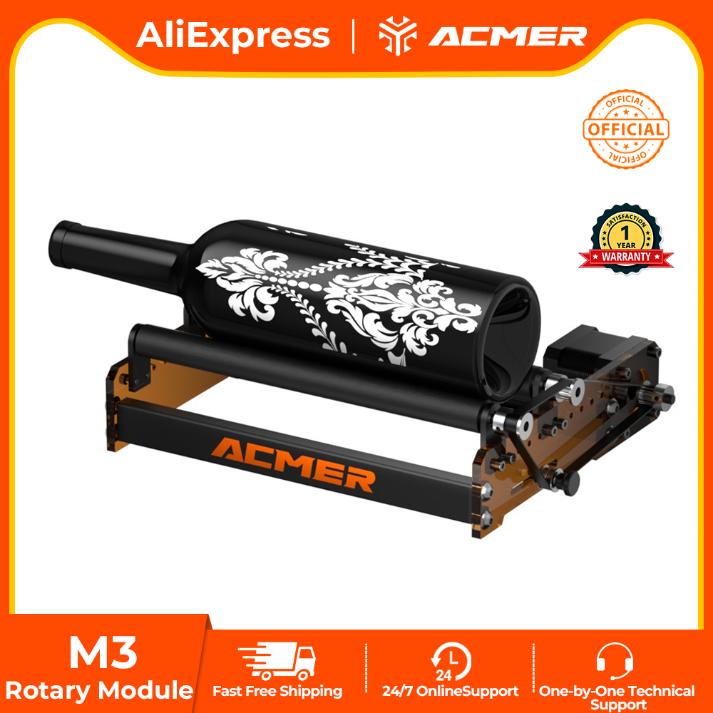 ACMER M3 Laser Rotary Roller 3 – Rotary Axis Laser Engraver recenzja i cena