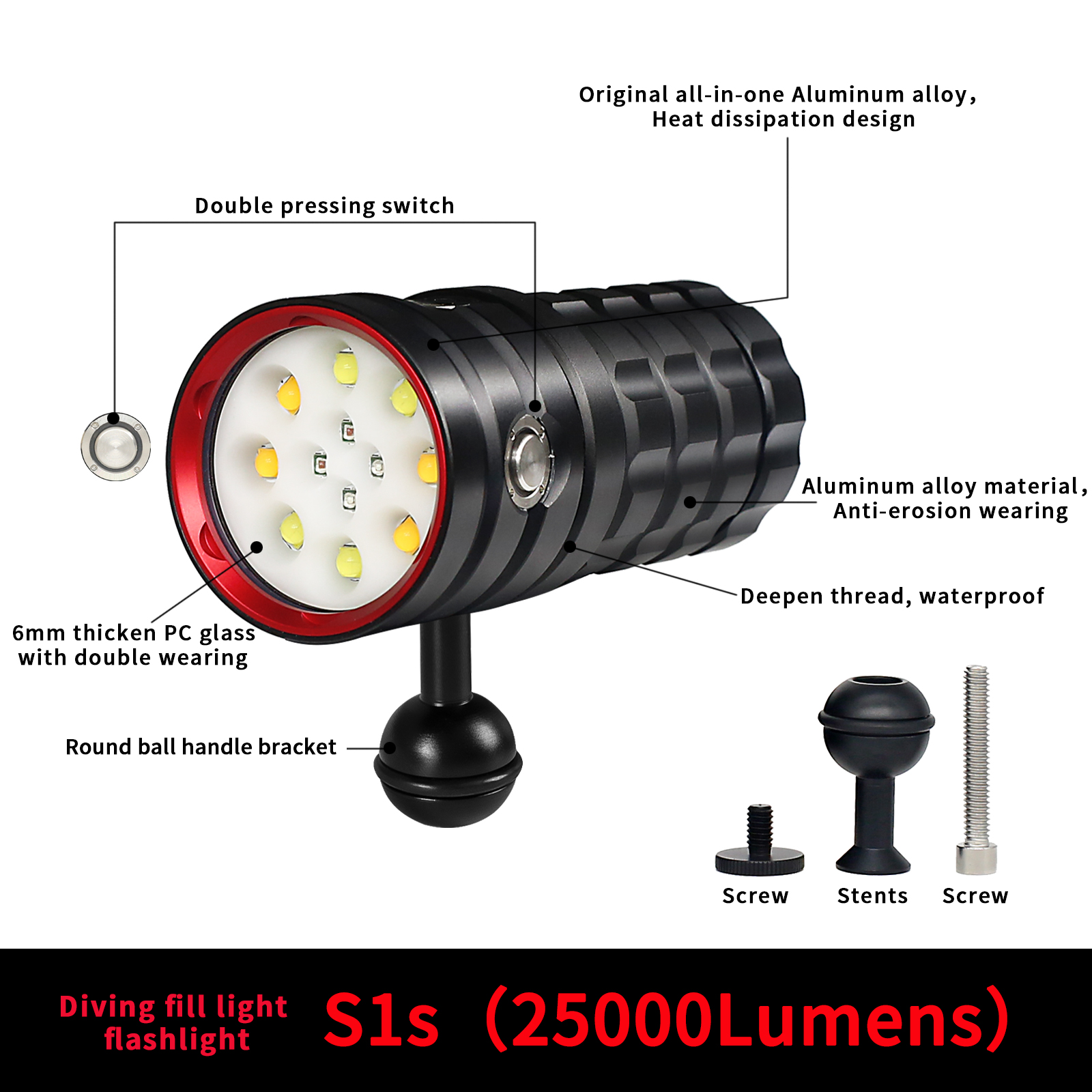 Professional Underwater Lamp 4 – Industrial Laser Pointer recenzja i cena