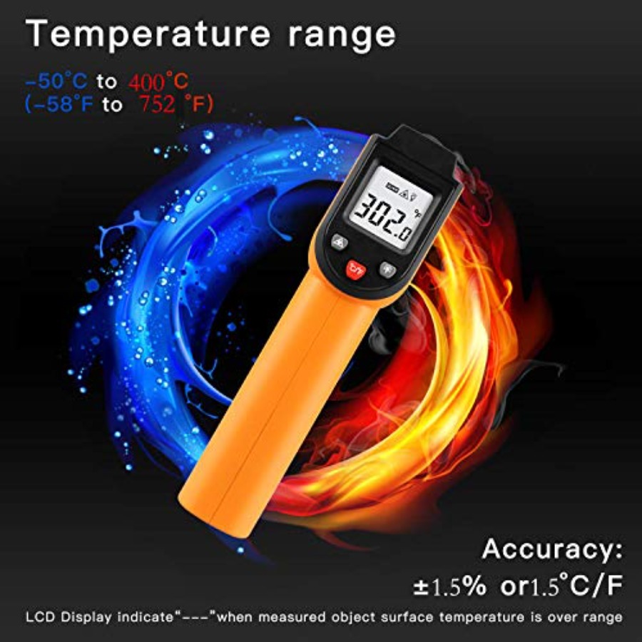 Laser Infrared Thermometer Non – Industrial Laser Temperature Gun recenzja i cena