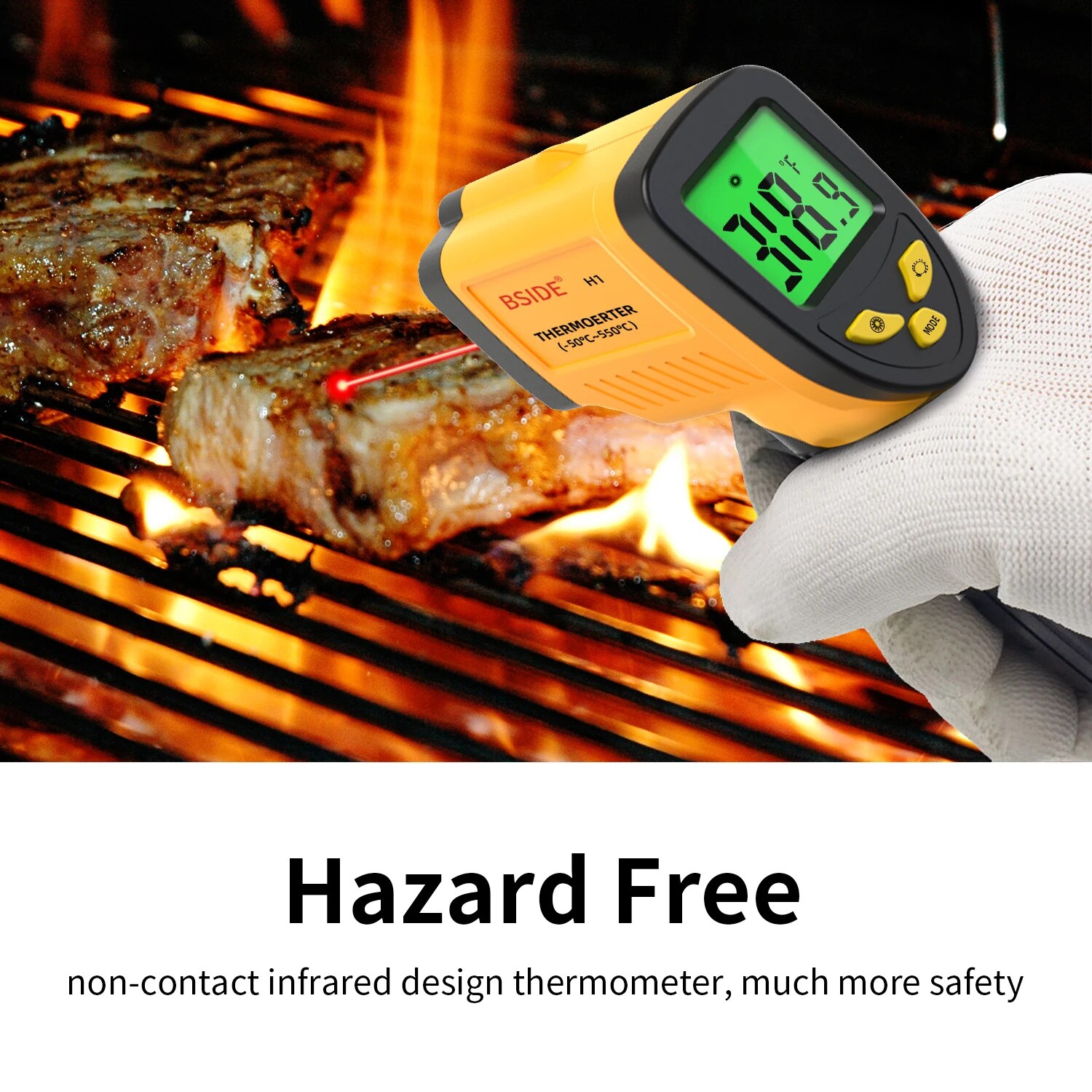 Digital Infrared Thermometer - – Industrial Laser Temperature Gun recenzja i cena