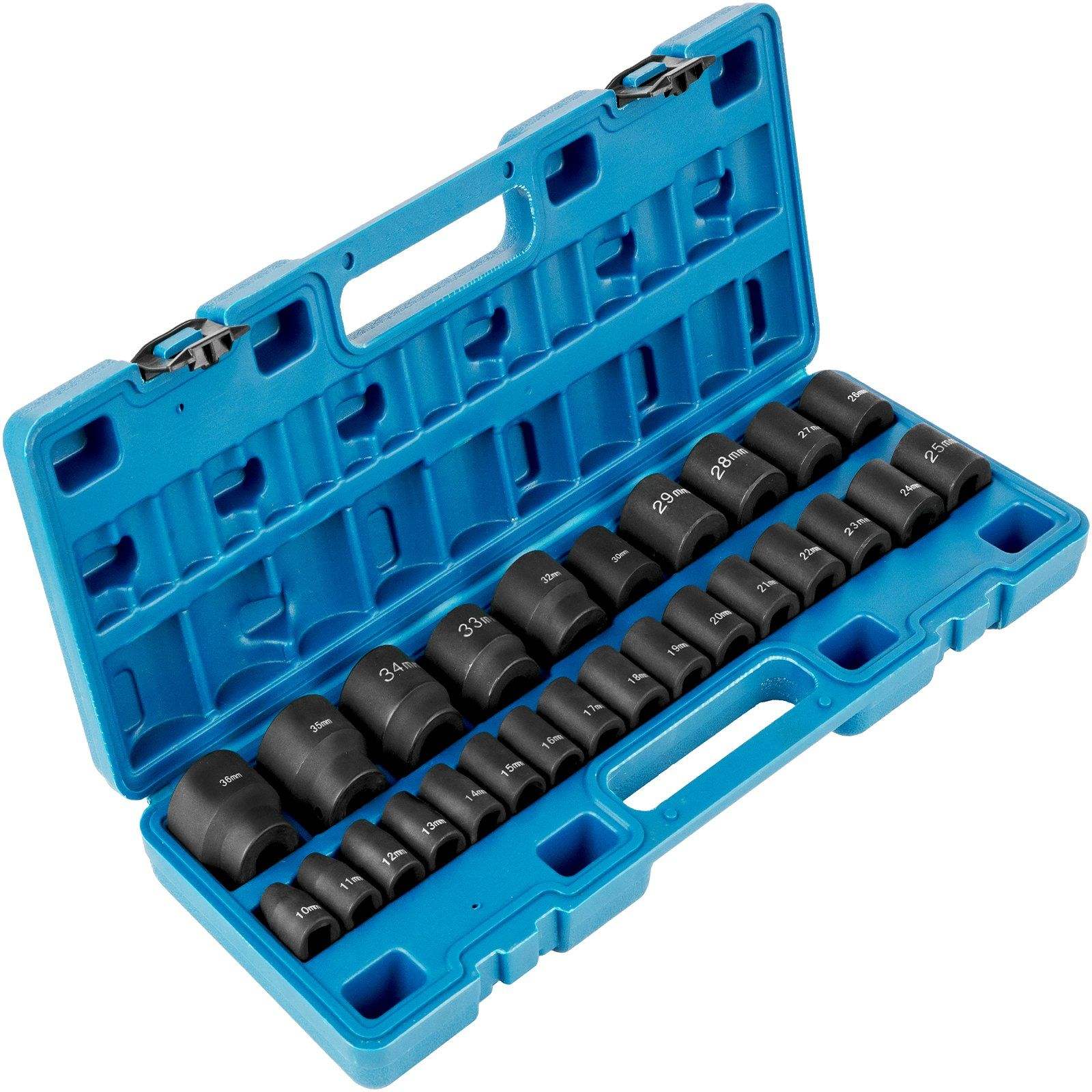 Metric Impact Socket Set, CR-V – Industrial Laser Etching recenzja i cena