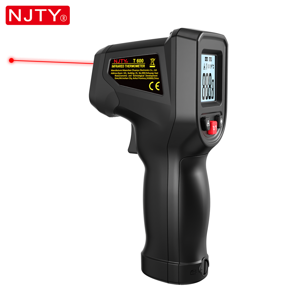 NJTY T600 Infrared Thermometer – Industrial Laser Temperature Gun recenzja i cena