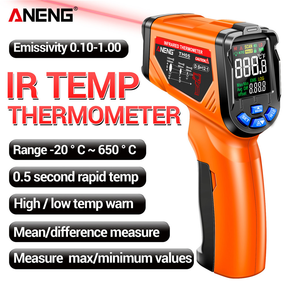 ANENG TH05 Infrared Thermomete – Industrial Laser Thermometer Gun recenzja i cena