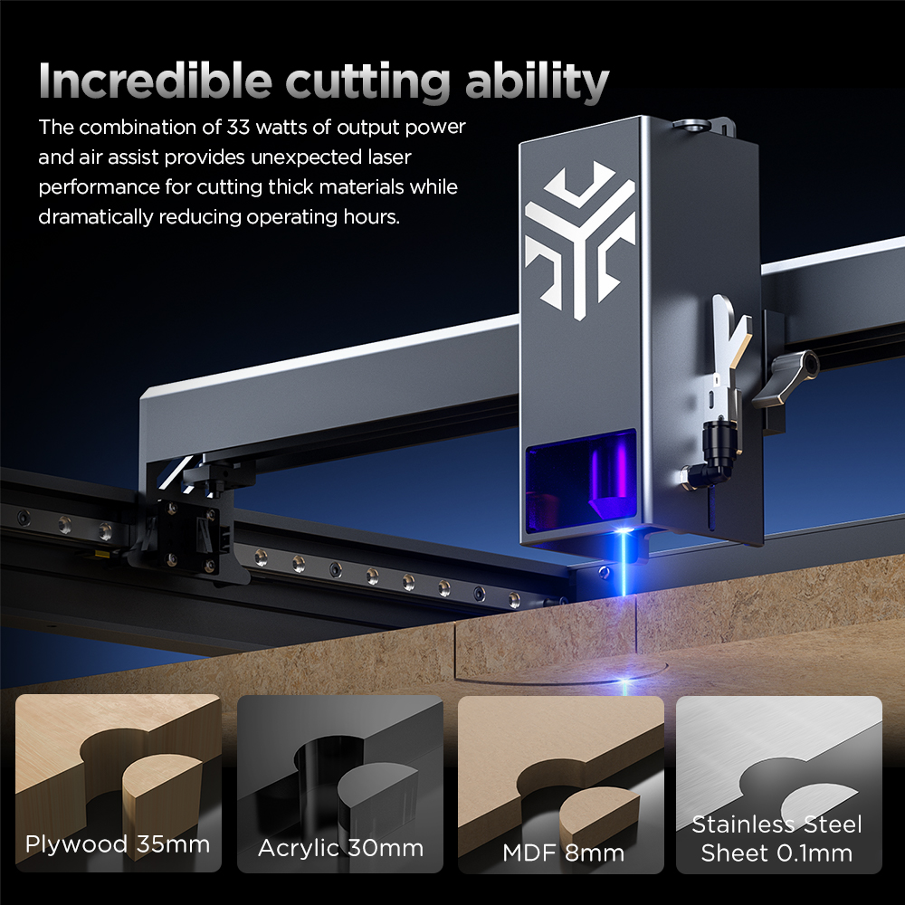 ACMER P2 Laser Engraver 33W 20 – Industrial Laser Blasting recenzja i cena
