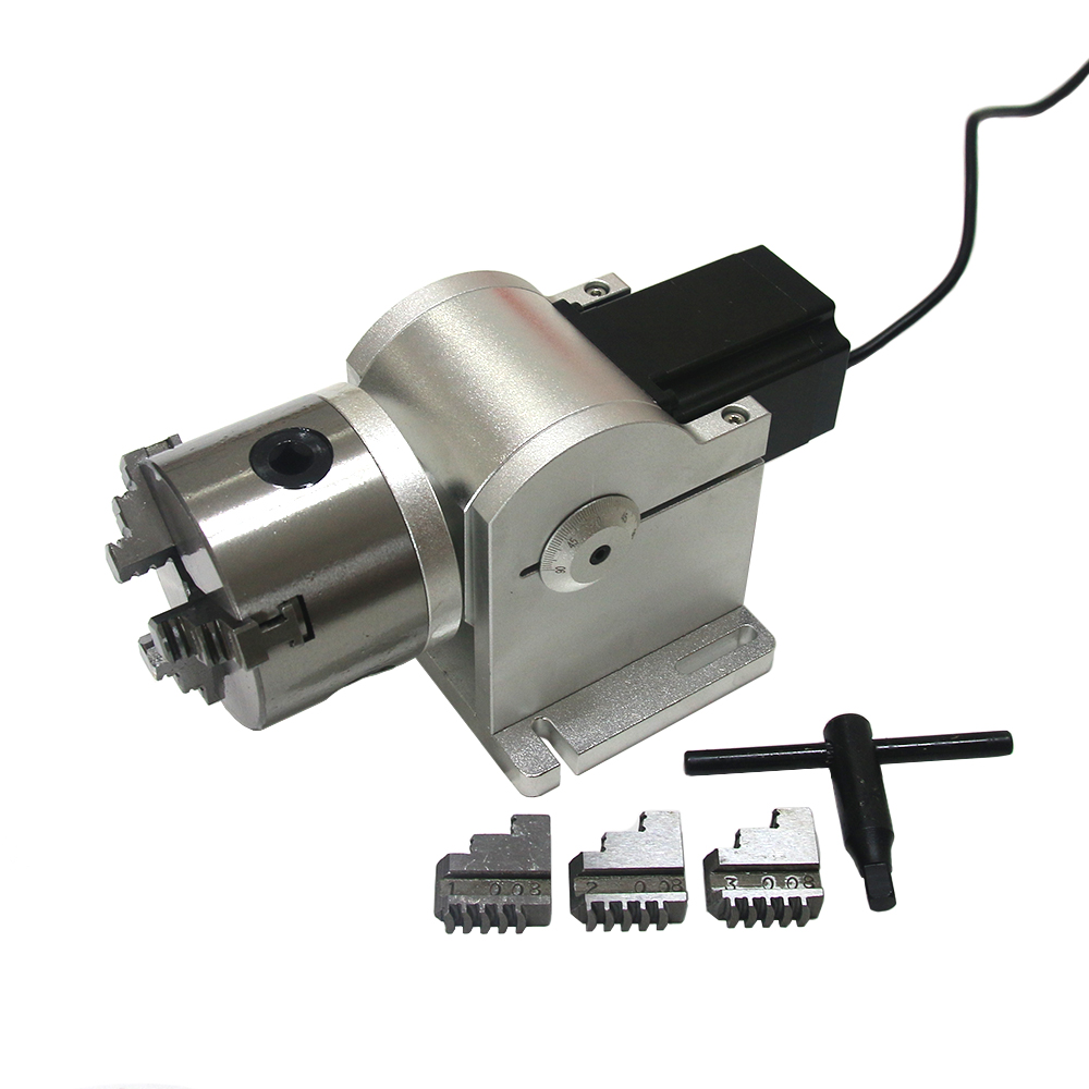 3 Claws Rotary Axis 80mm Chuck – Rotary Axis Laser Engraver recenzja i cena