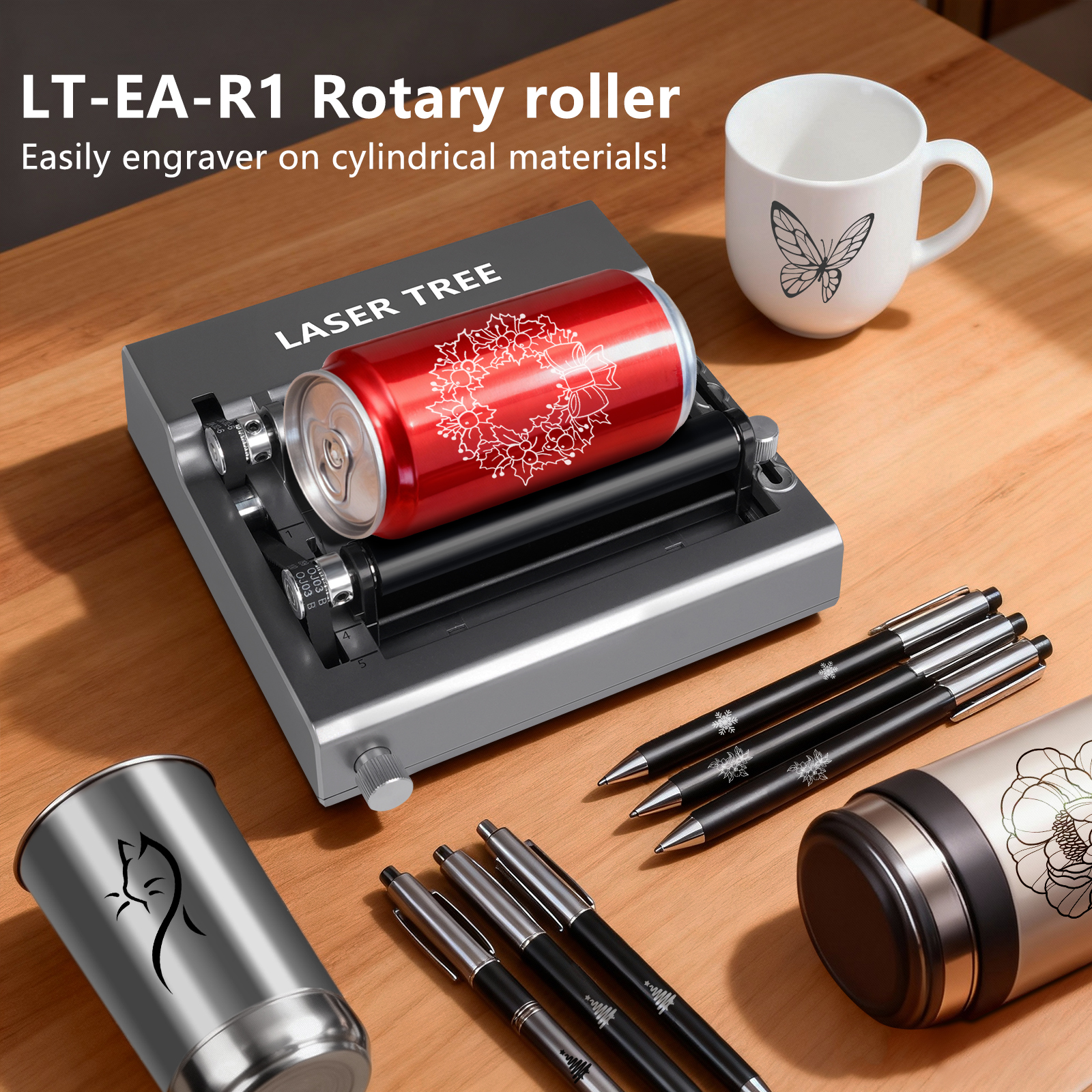 Laser Tree Laser Rotary Roller – Rotary Axis Laser Engraver recenzja i cena