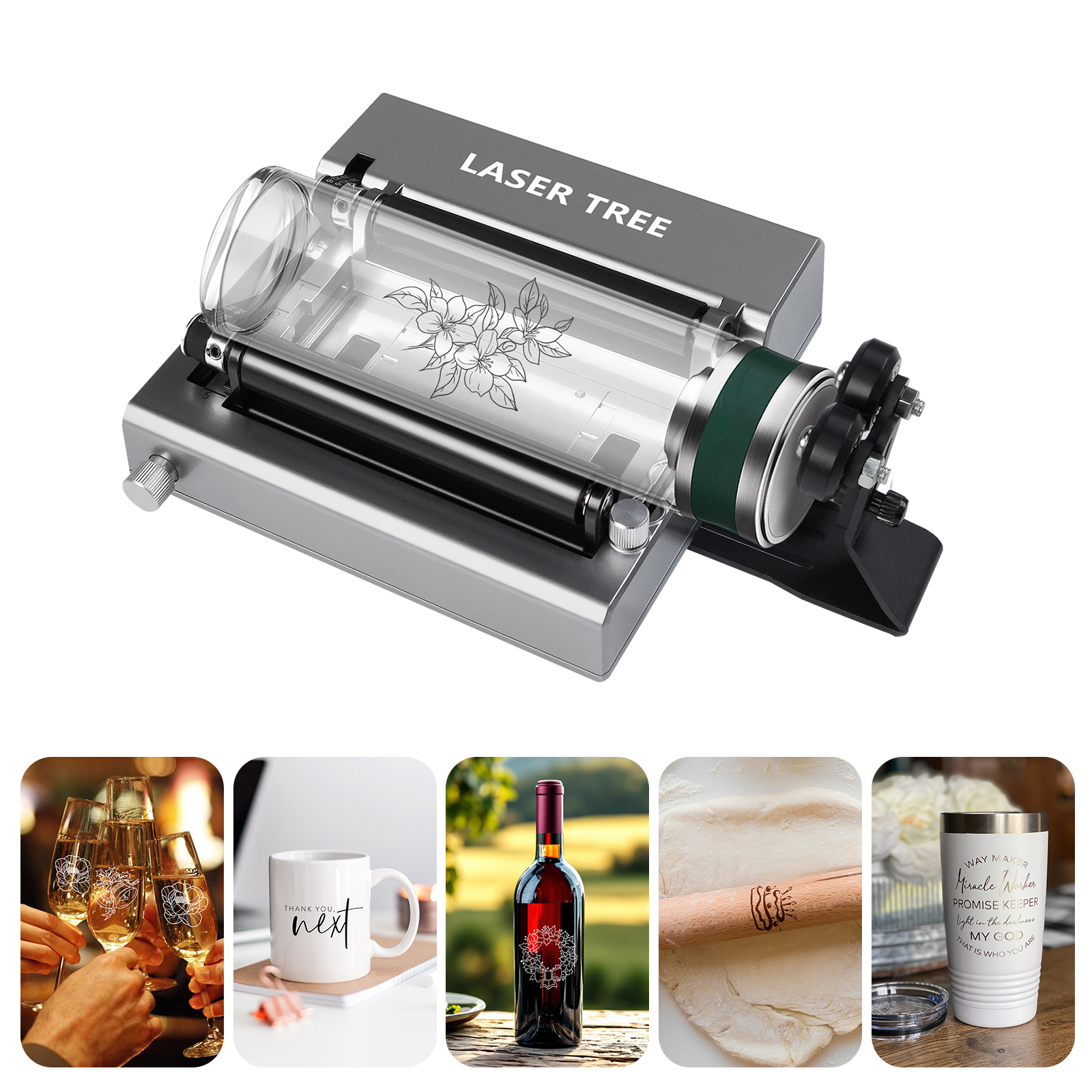 Laser Tree Laser Rotary Roller – Rotary Axis Laser Engraver recenzja i cena